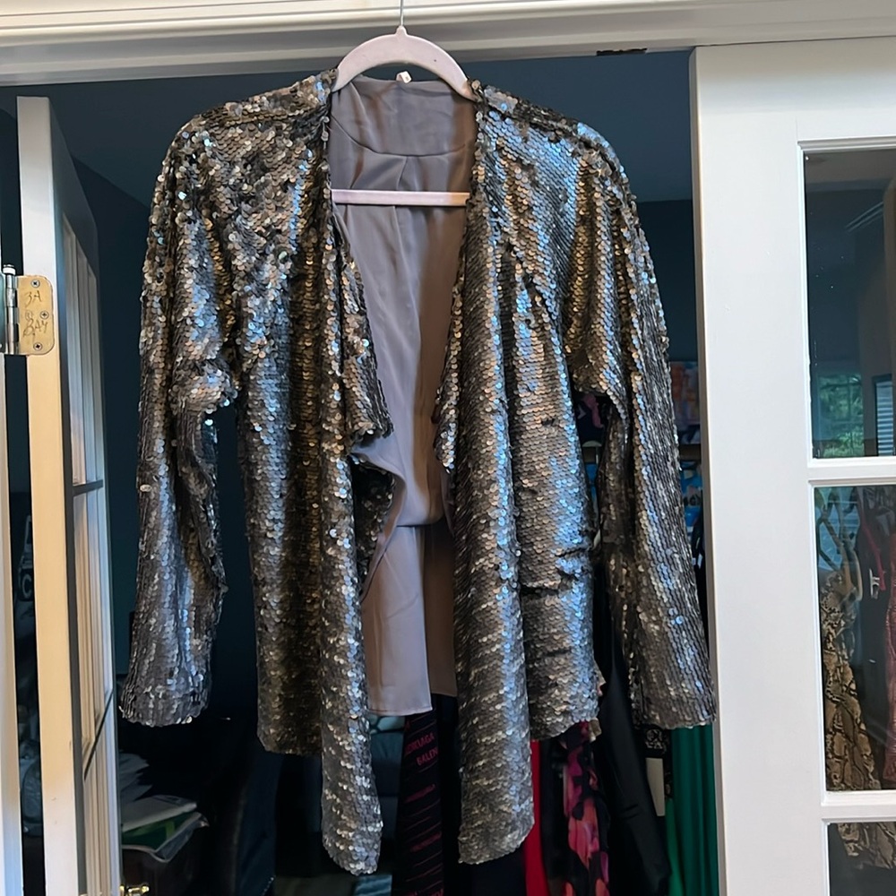 Gorgeous Free People sequined jacket